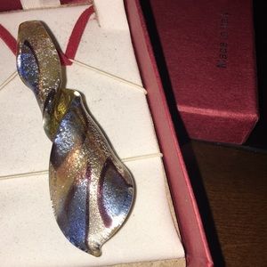 Italian Dichroic glass pendant